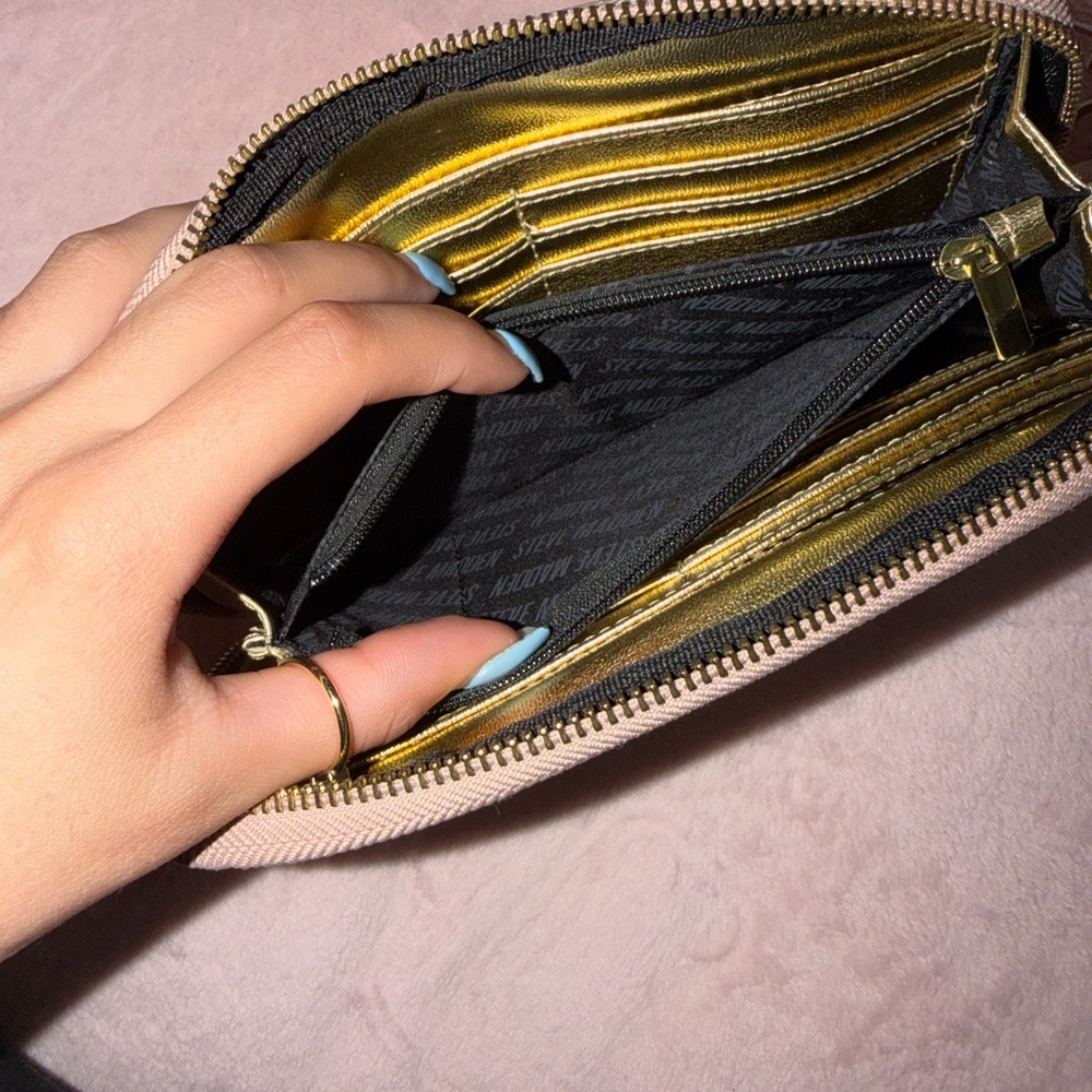 Steve Madden Studded Wristlet Wallet – Blush - Picture 8 of 11